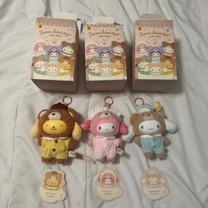 Miniso- Top Toy Sanrio Characters Latte Baby Pendants- My Melody